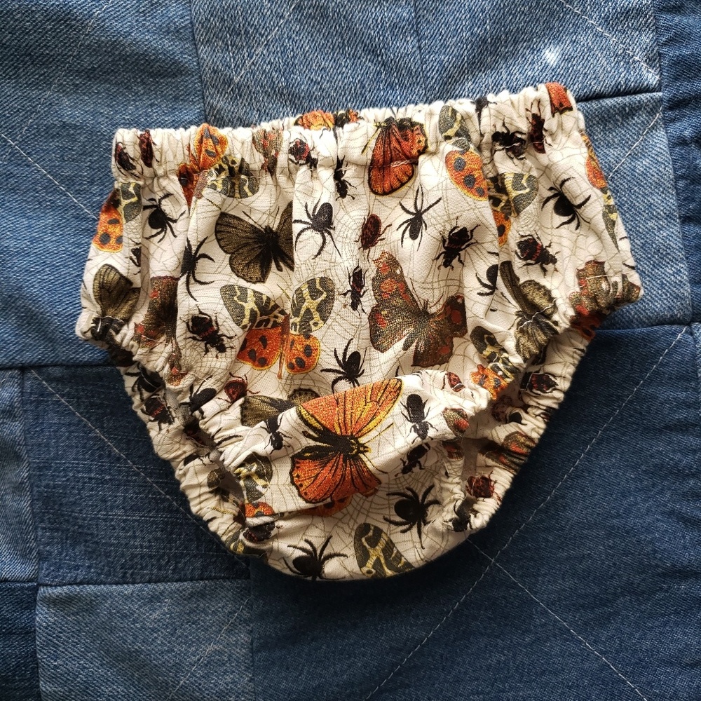 Spider and Moth Diaper Cover